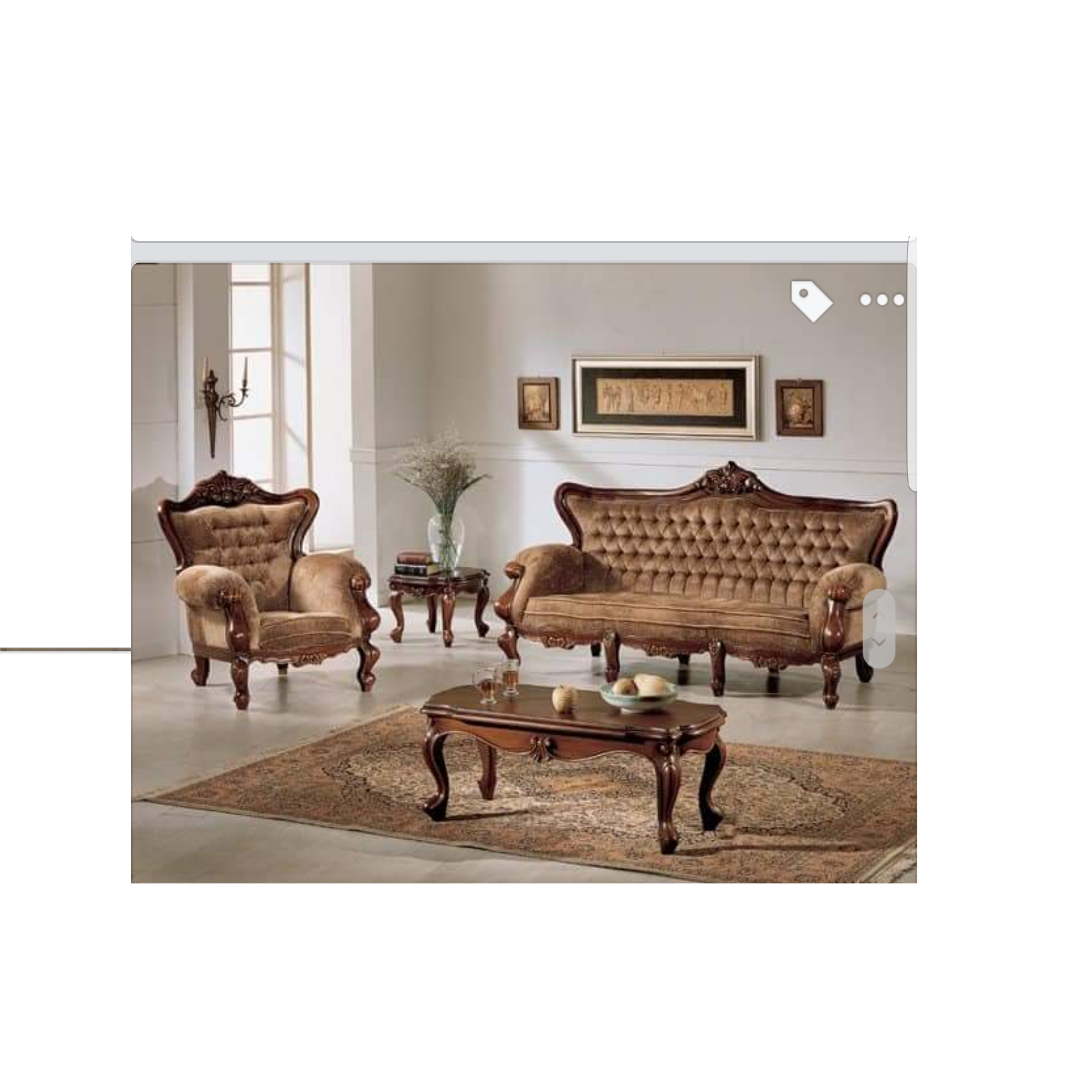 American desig sofas luxury hand carved wooden structure fabric cover sofa set home furniture for living room hotel restaurant