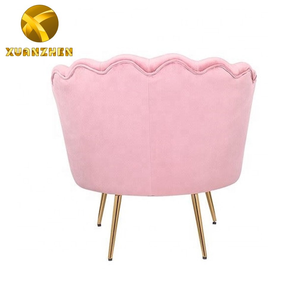 Sofa set furniture living room sofas pink velvet modern metal legs cheap living room sofas for sale
