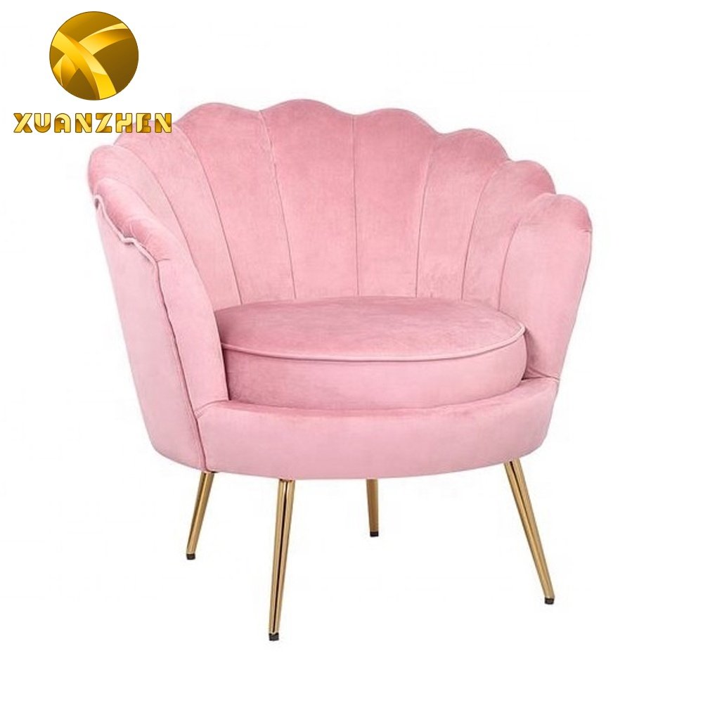 Sofa set furniture living room sofas pink velvet modern metal legs cheap living room sofas for sale