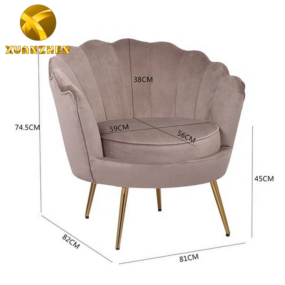 Sofa set furniture living room sofas pink velvet modern metal legs cheap living room sofas for sale