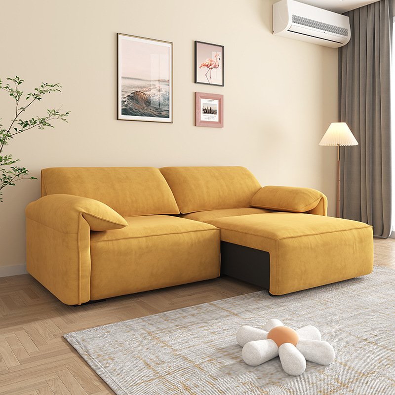 High Quality Electric Multifunctional Expandable Sofa Bed Simple Fabric Living Room Sofa Bedroom Adjustable Smart Sofa