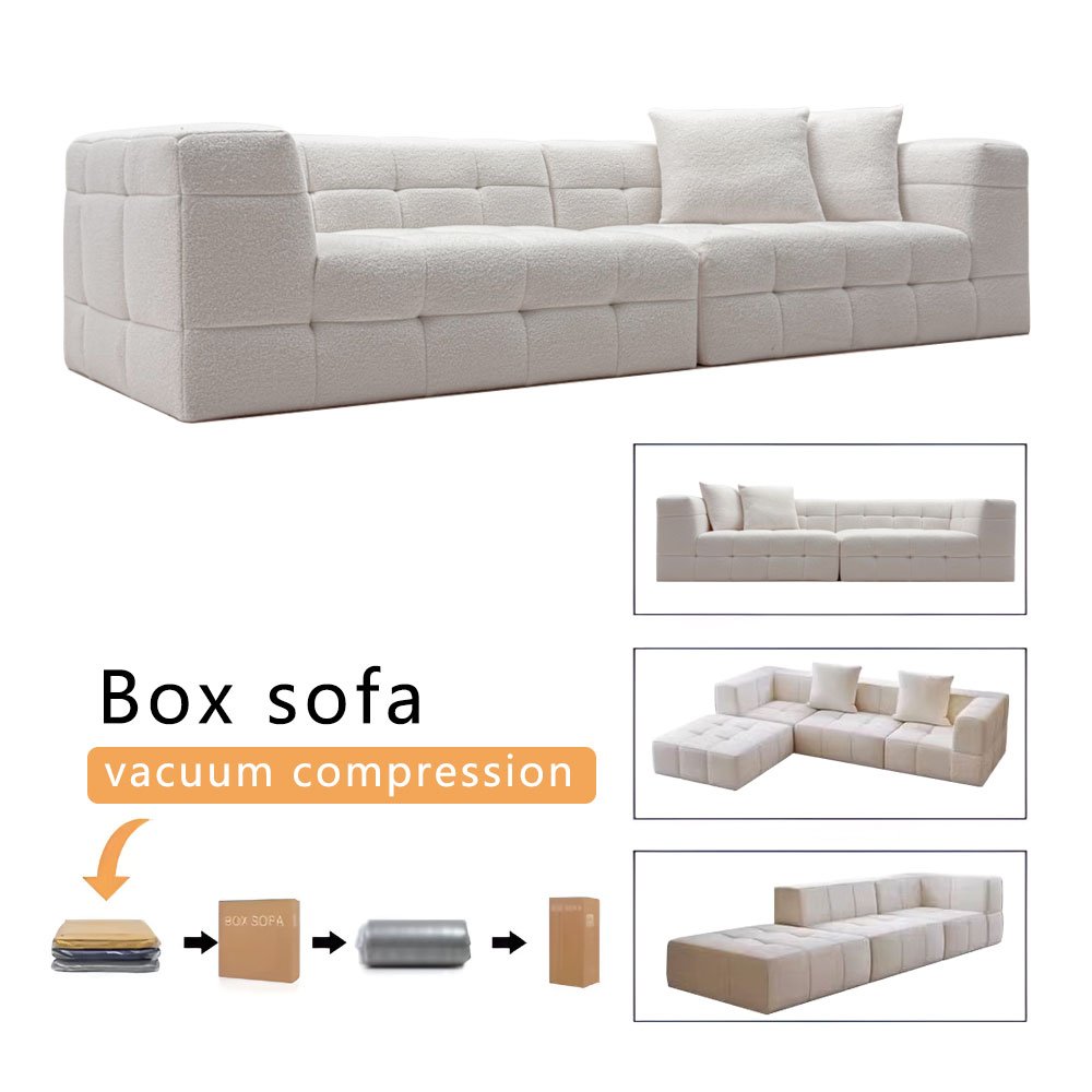 Wholesale Living Room Sofa Set Sectioned Vacuum Bag Split Compression Couch for Living Room & Workshop Furniture