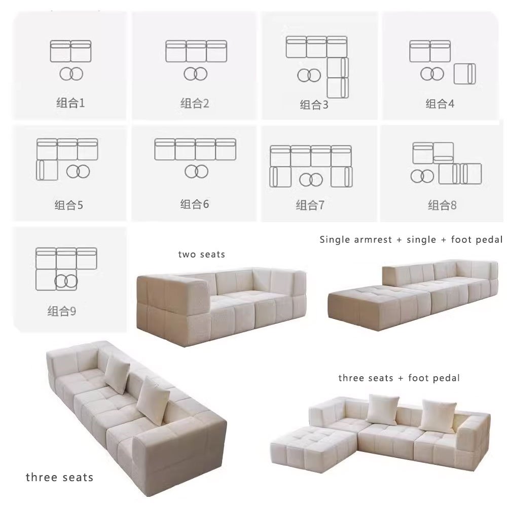 Wholesale Living Room Sofa Set Sectioned Vacuum Bag Split Compression Couch for Living Room & Workshop Furniture