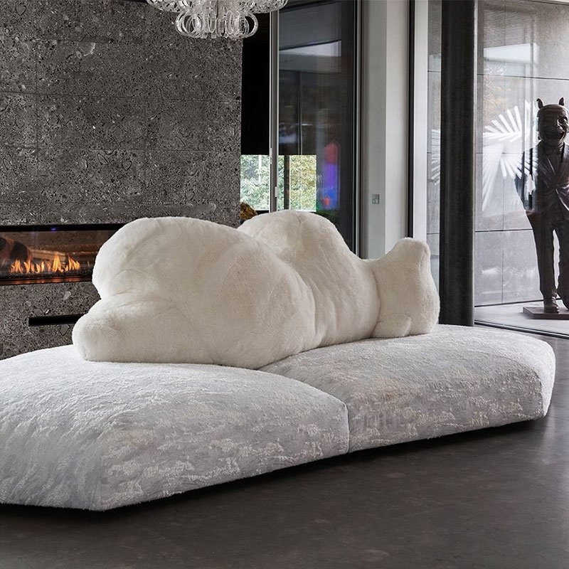 Fashion modern white bear set of sofas for sale high quality elegant italian living room sofa set luxury sofas for home luxury