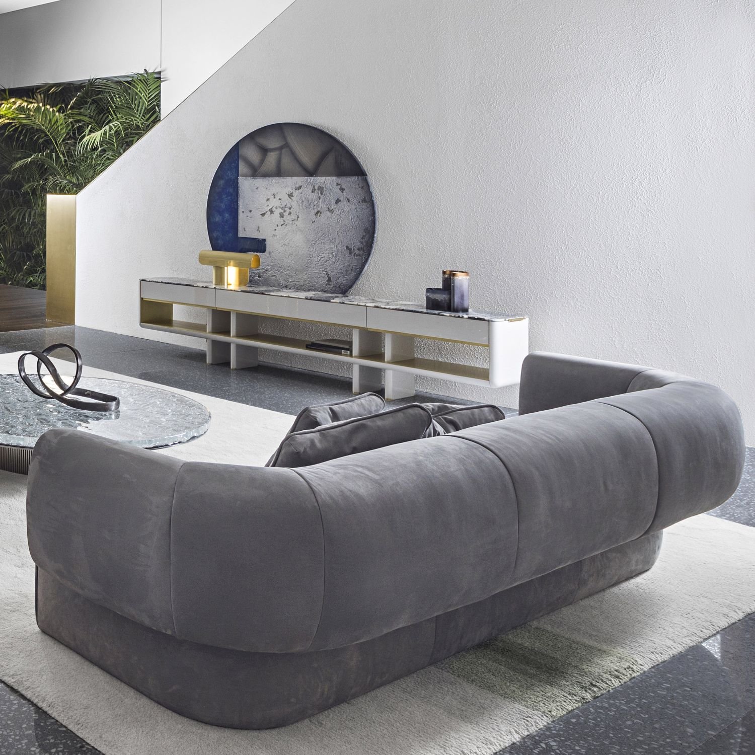 High Quality Italian Style Living Room Solid Wood Sofa Luxury Design Interior Design Multi Choice Living Room Sofas