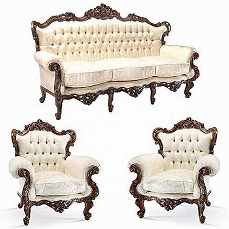Factory Wholesale Modern & Classic Style Furniture, Wooden Sofa, Chairs, Beds, 2 Seater, for Home Office Use