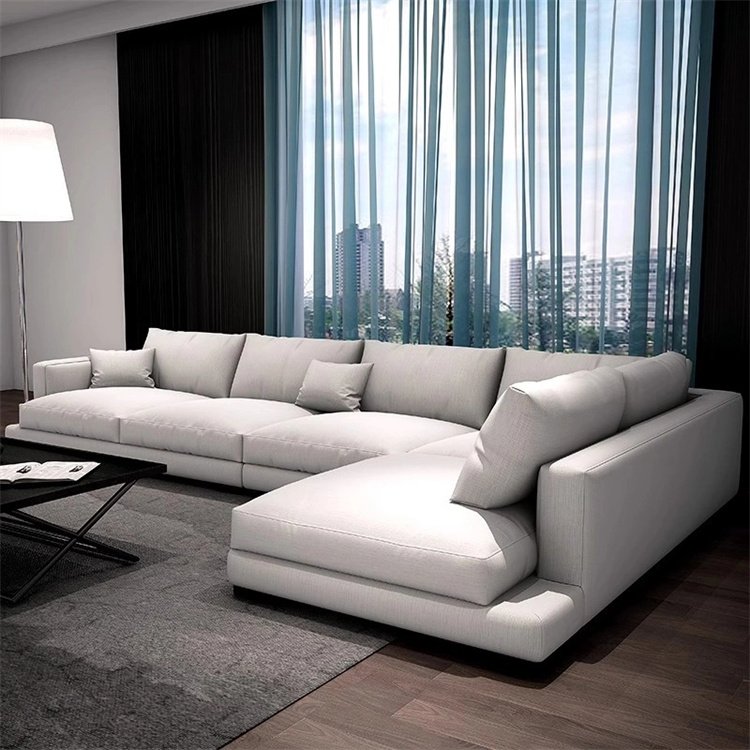 Industrial Styled Modern Convertible Sofaset Comfortable Fabric Living Room Furniture for Home Outdoor Villa Bathroom School Use