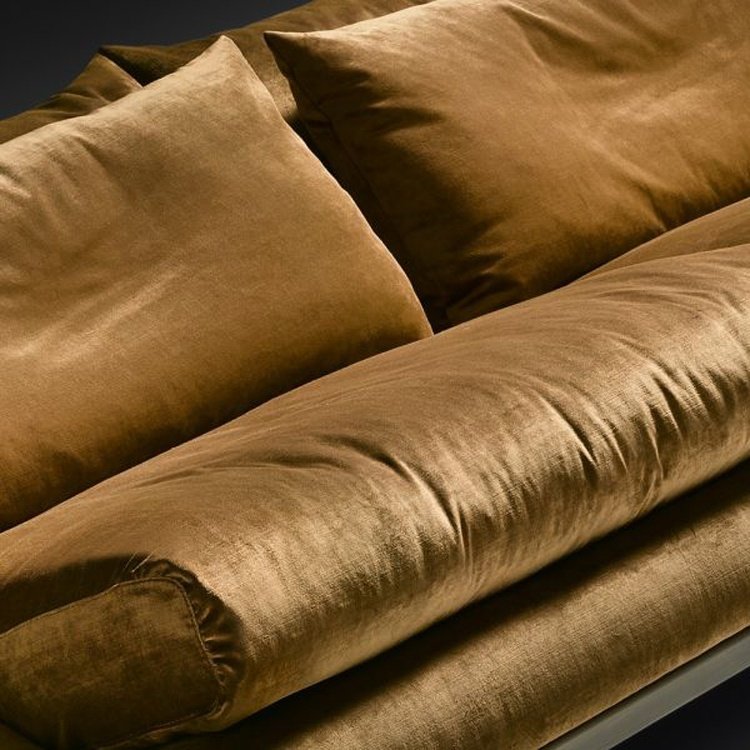 Living room solid wood sofa fabrics velvet living room sofas designs