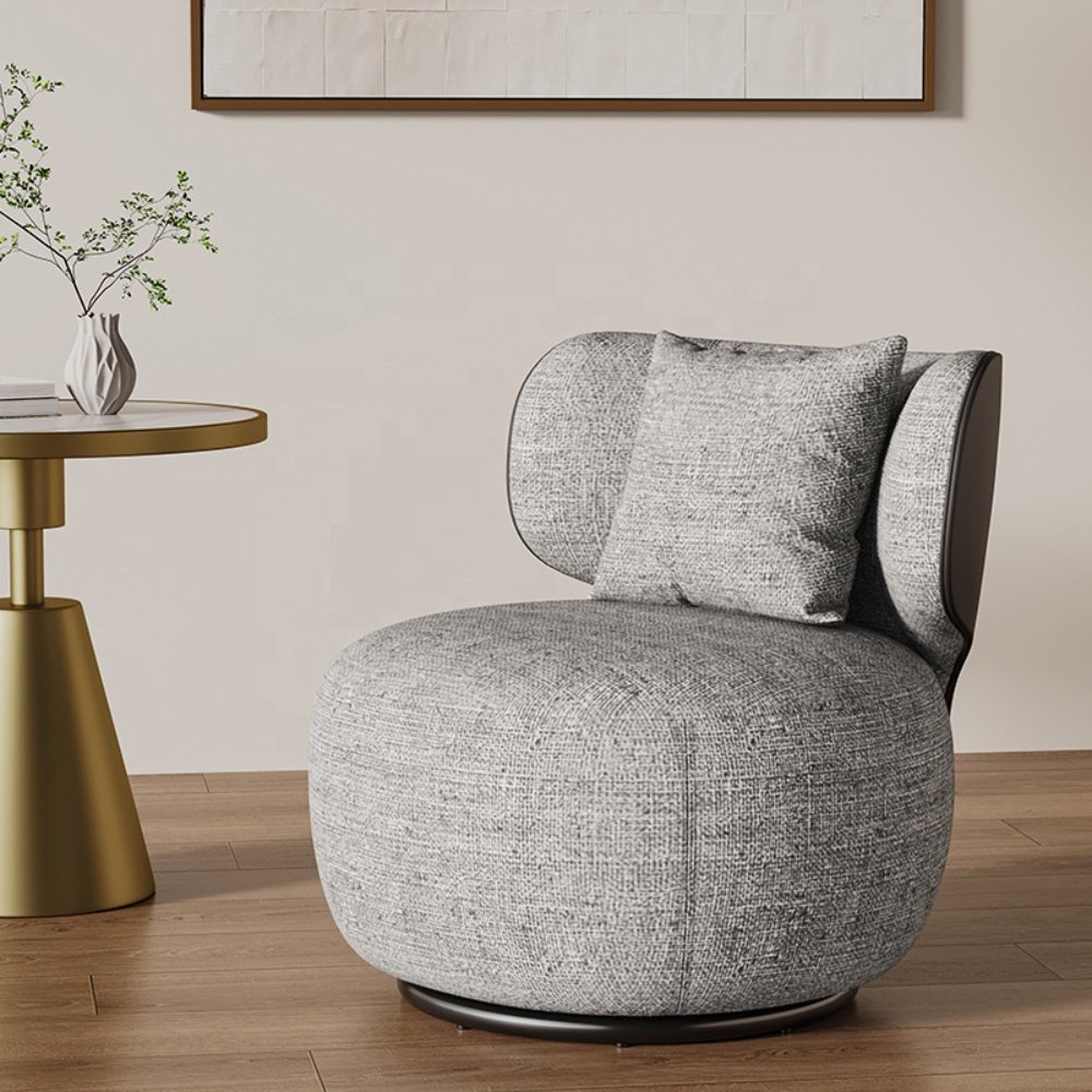 Unionwood New Arrivals Fabric 360 Degree Swivel Sofa Design Hotel Bedroom Sets Furniture Living Room Sofa