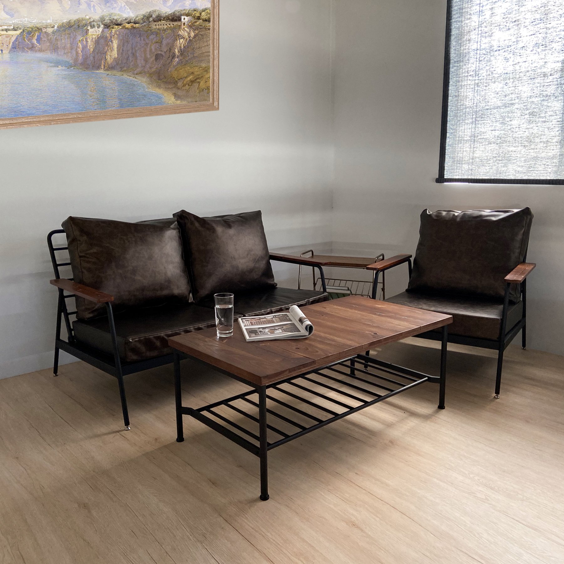Modern Living Room Sofa Two Seater Sofa for Apartment
