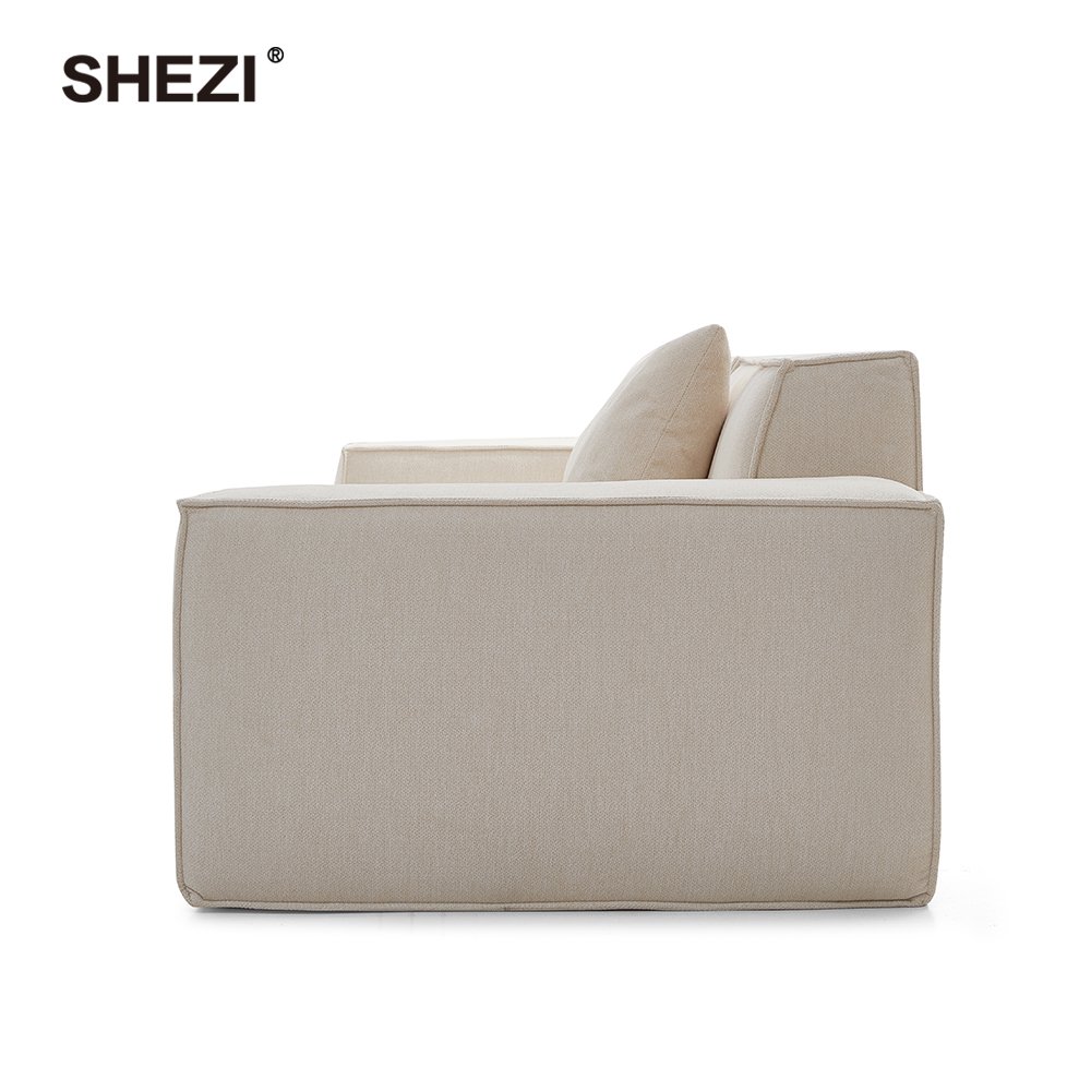 SHEZI High-quality Living room sofas Compression sofas de salon Beige combination Couch Living Room compressed Sofa