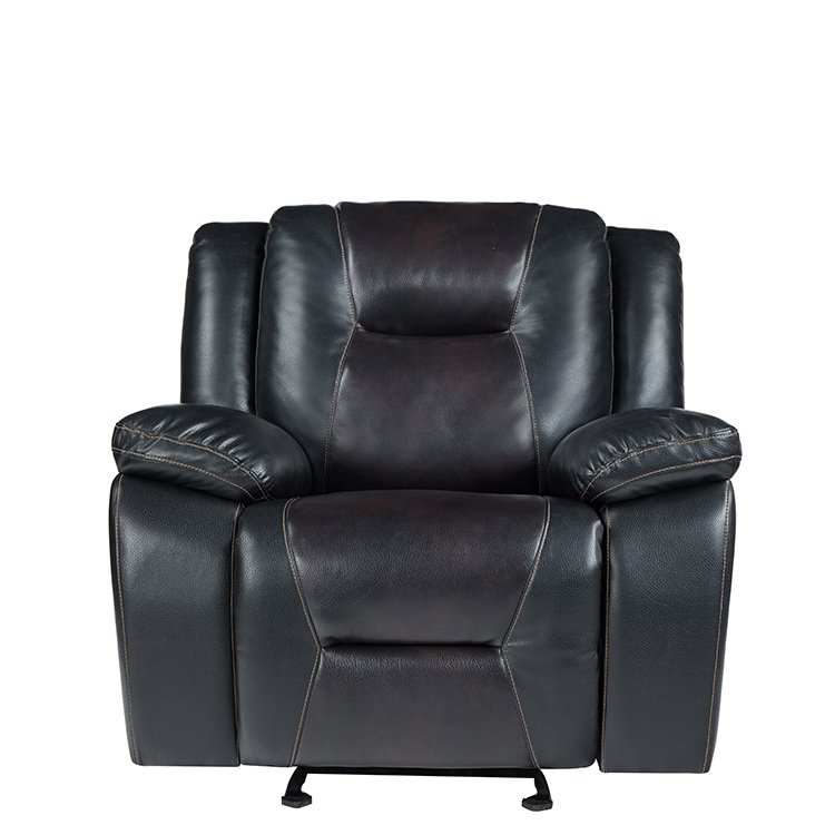 China Hot Sale 7 Seater Set L Shaped Power Sofa Leather Recliner for Living Room Hotel