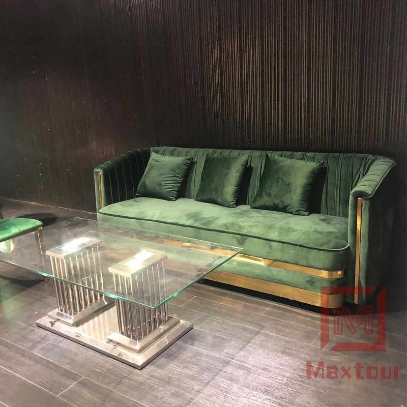 Luxury modern velvet couch living room sofa