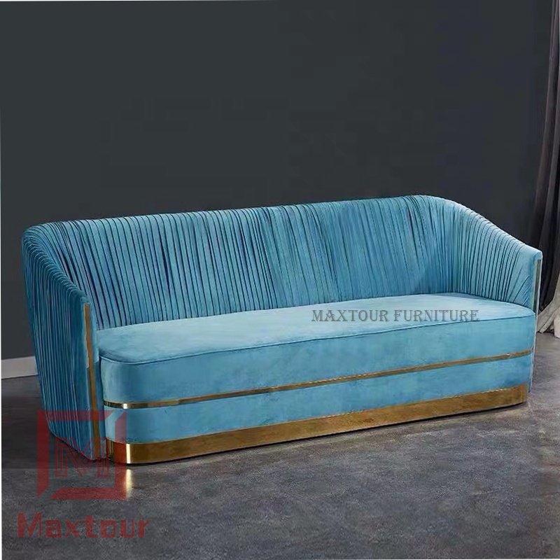 Luxury modern velvet couch living room sofa