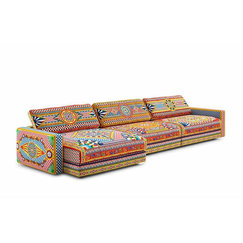 Luxury living room sofa set modern living room reclining 3 seat fabric sofa