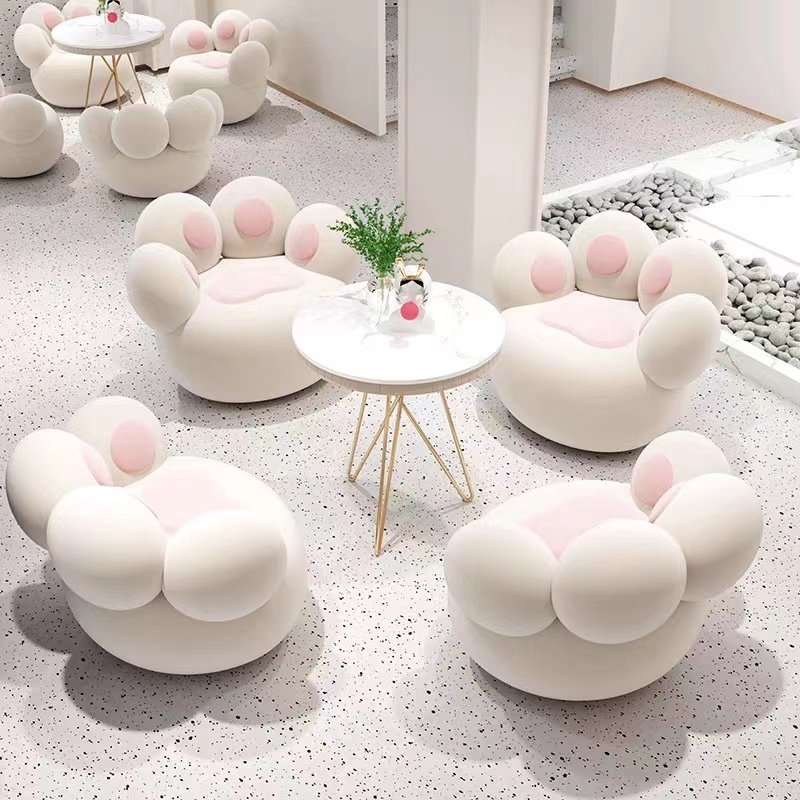 High Quality Soft Fabric Modular Sectional Sofa Set for Dining in Coffee Shops Nail Salons Shopping Malls Living Rooms Hotels