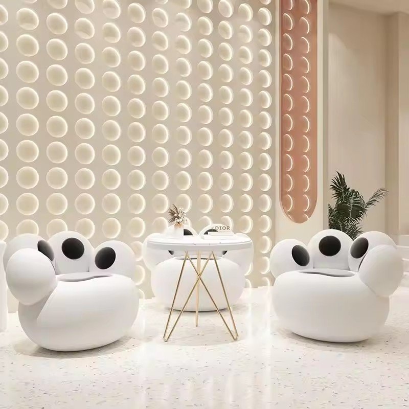 High Quality Soft Fabric Modular Sectional Sofa Set for Dining in Coffee Shops Nail Salons Shopping Malls Living Rooms Hotels