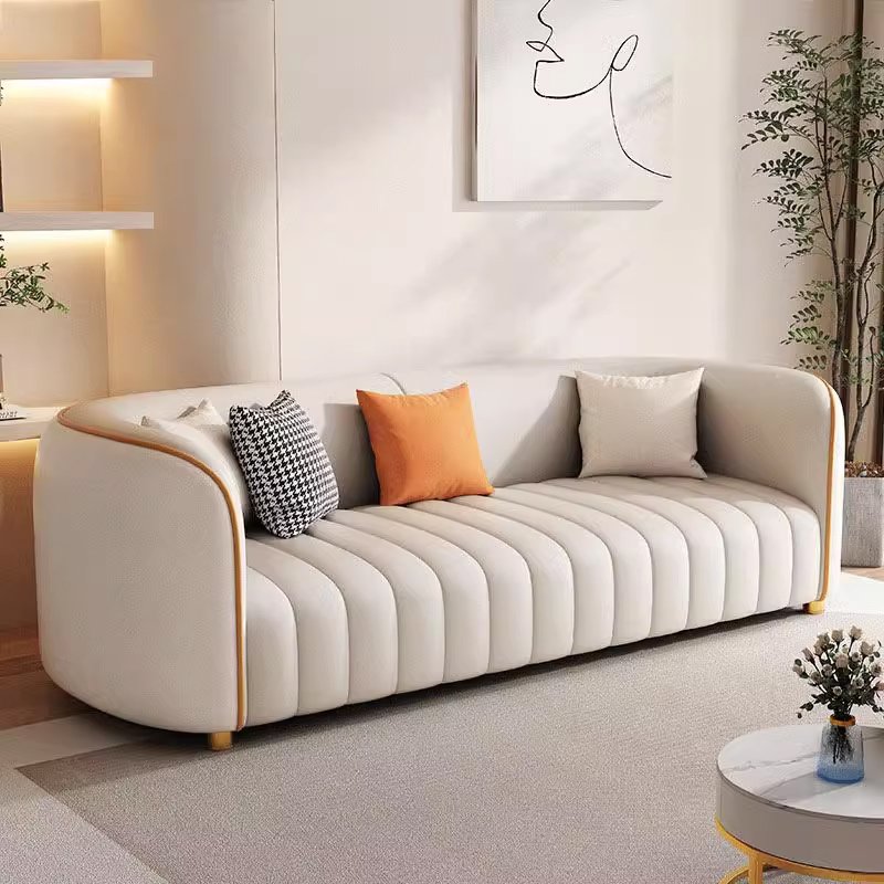 Luxury Sofas Living Room Furniture Sets Home Popular Leather Living Room Sofa Set