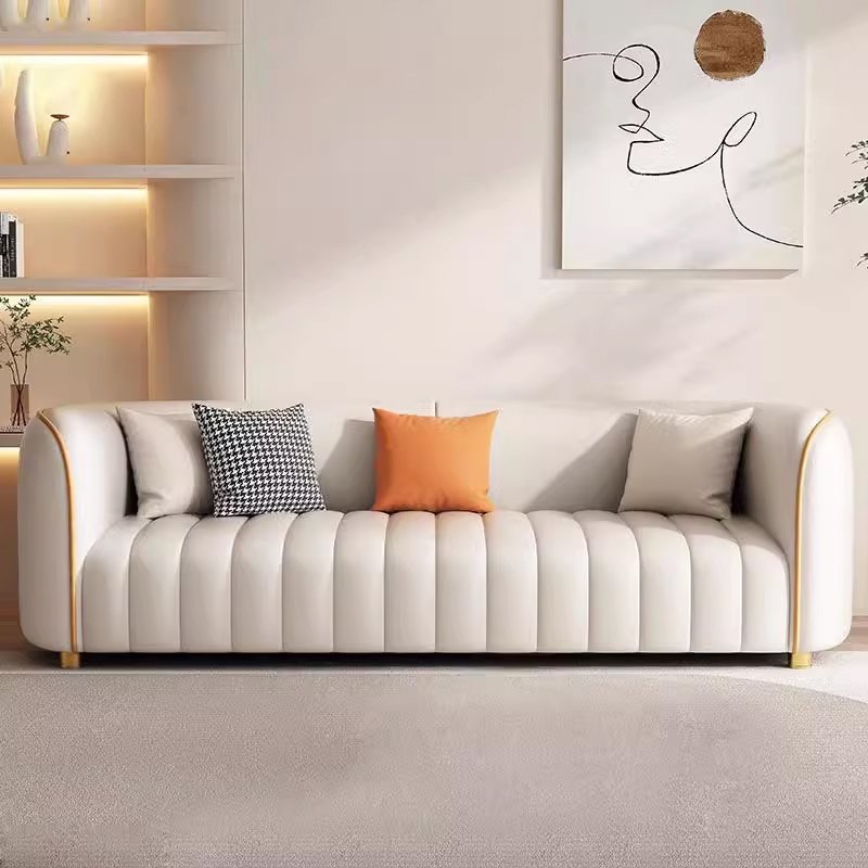 Luxury Sofas Living Room Furniture Sets Home Popular Leather Living Room Sofa Set