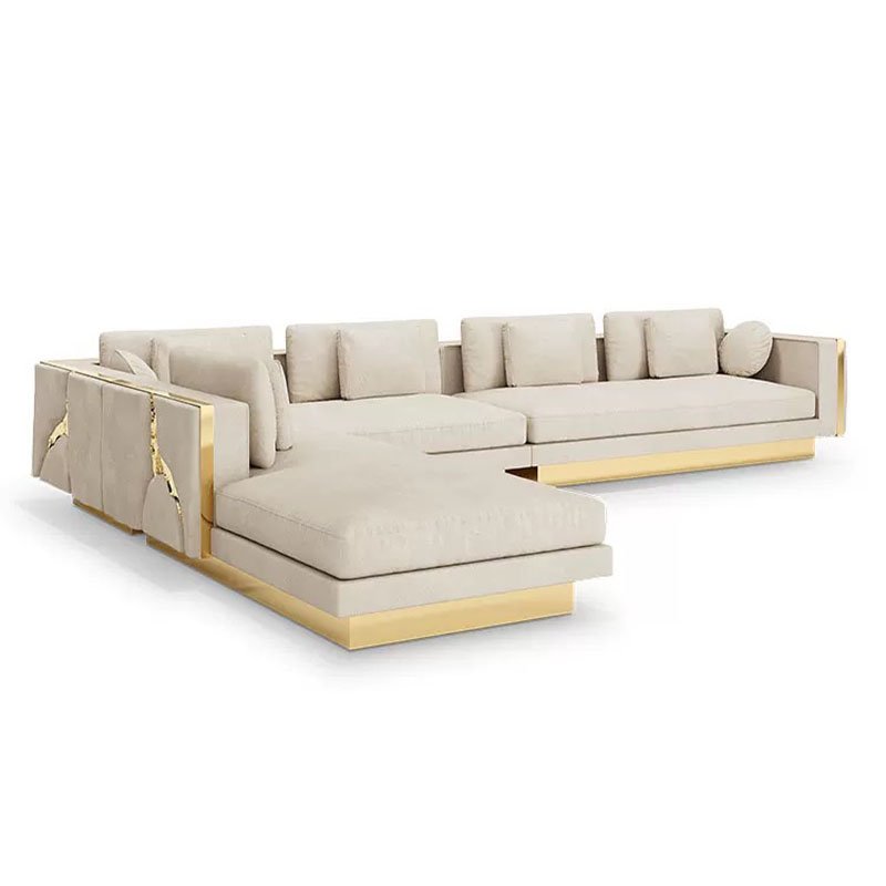 Furnistyle Premium Quality Made Luxury Living Room Sofas For Home Luxury Italian Sectional Sofa Set Furniture Living Room Sofa