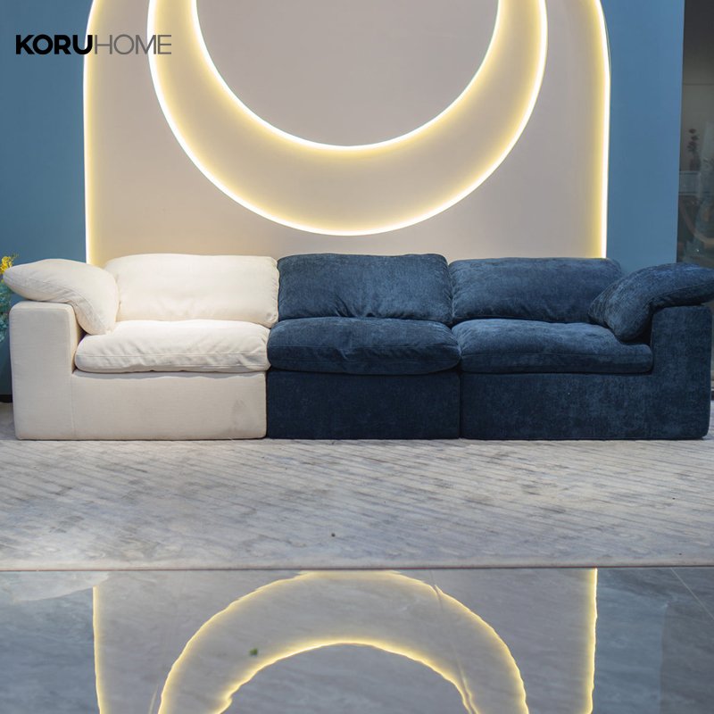 Luxury Living Room Sofa Modular Fashion Modern White Cloud Sofa