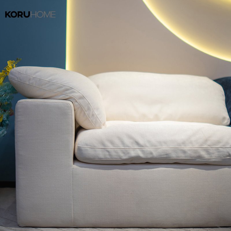 Luxury Living Room Sofa Modular Fashion Modern White Cloud Sofa