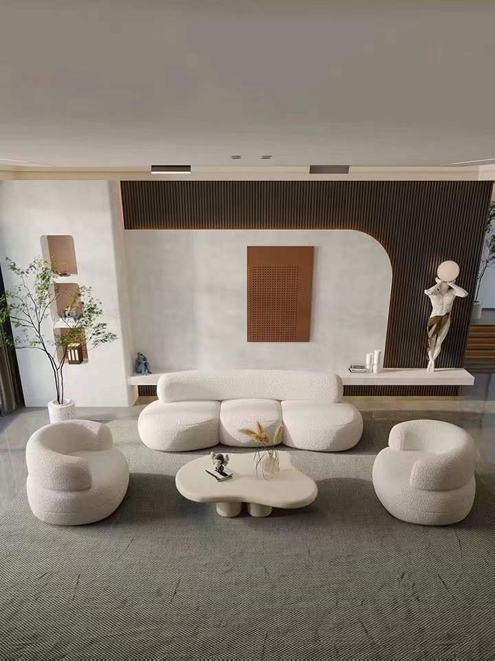 Nordic Luxury Technology cloth corner fabric sofa set furniture Lounge living room sofas sectional Velvet modern sofa