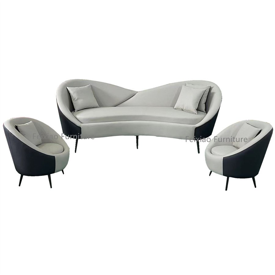 Fashion Design Home Living Room Hotel Furniture Purple Velvet 1/3 Seat Sofa