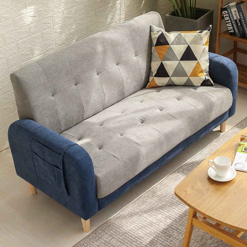 Living Room Sofas Modern High Resilience Comfortable High Back Sofas For Home Luxury With Wooden Leg