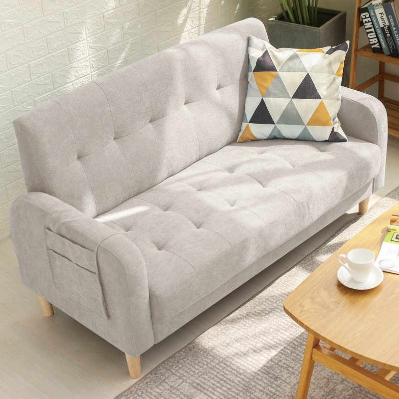 Living Room Sofas Modern High Resilience Comfortable High Back Sofas For Home Luxury With Wooden Leg