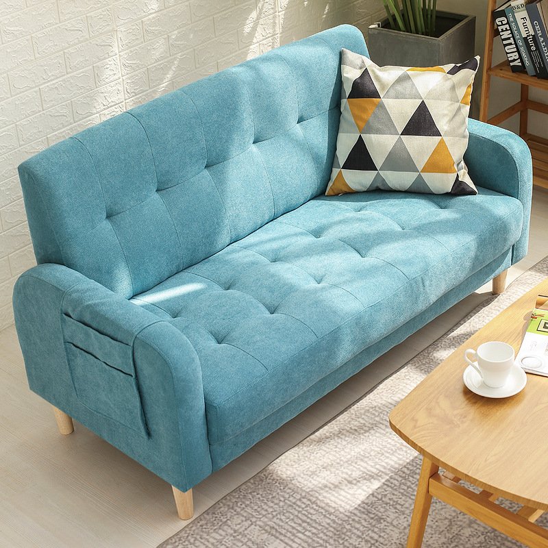 Living Room Sofas Modern High Resilience Comfortable High Back Sofas For Home Luxury With Wooden Leg