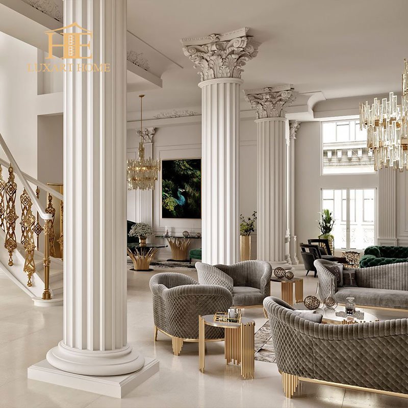 Italian Luxury contemporary style sofa furniture latest living room sofa design modern design fabric sofa