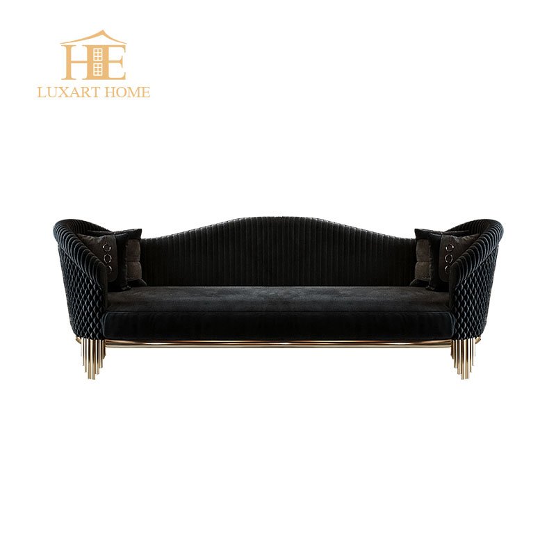 Italian Luxury contemporary style sofa furniture latest living room sofa design modern design fabric sofa