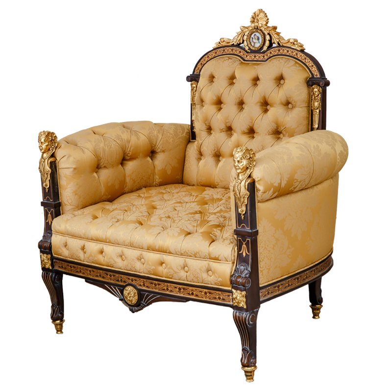 Furniture Noble Single Seat Sofa Royal Furniture Sofa Set Wooden with Directly Price and Unique Design Luxury 1PCS Sofa Hot Home