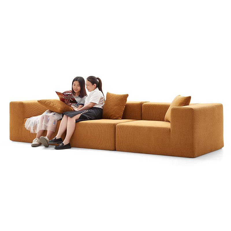 Compression Sofa Set Home Furniture Lounge Suite Modern Luxury Minimalist 3 Seater White Couch Living Room Sofa