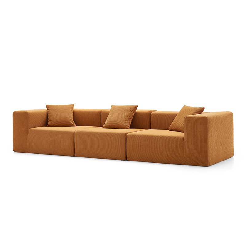 Compression Sofa Set Home Furniture Lounge Suite Modern Luxury Minimalist 3 Seater White Couch Living Room Sofa
