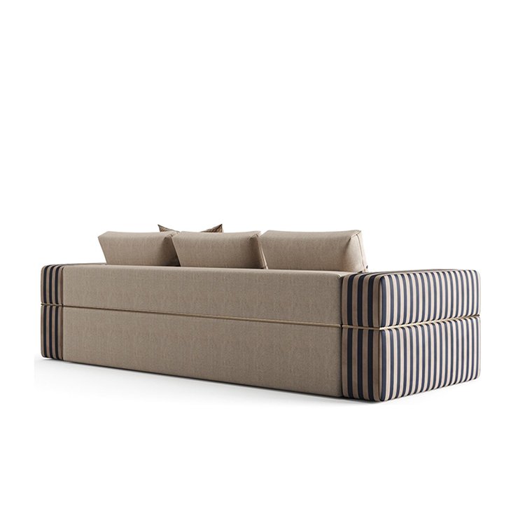 2024 Italian modern art design Nubuck Leather sofa set furniture living room sofa set furniture italian design modern