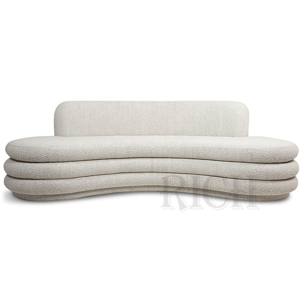 lounge furniture modern living room large modern curved sofa furniture long curved settees and sofas Italian minimalist arc sofa
