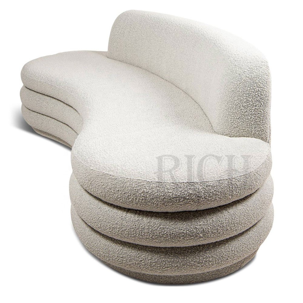 lounge furniture modern living room large modern curved sofa furniture long curved settees and sofas Italian minimalist arc sofa