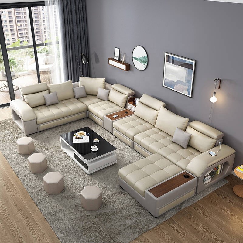 Luxury latest design modern classic sitting room home furniture sofa set couch formal couch living room sofas