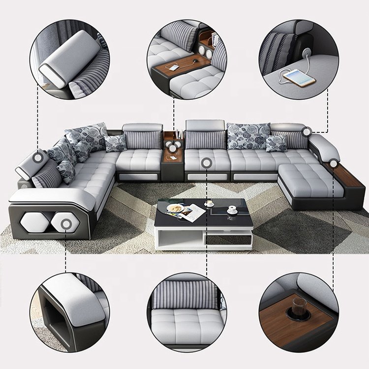 Luxury latest design modern classic sitting room home furniture sofa set couch formal couch living room sofas