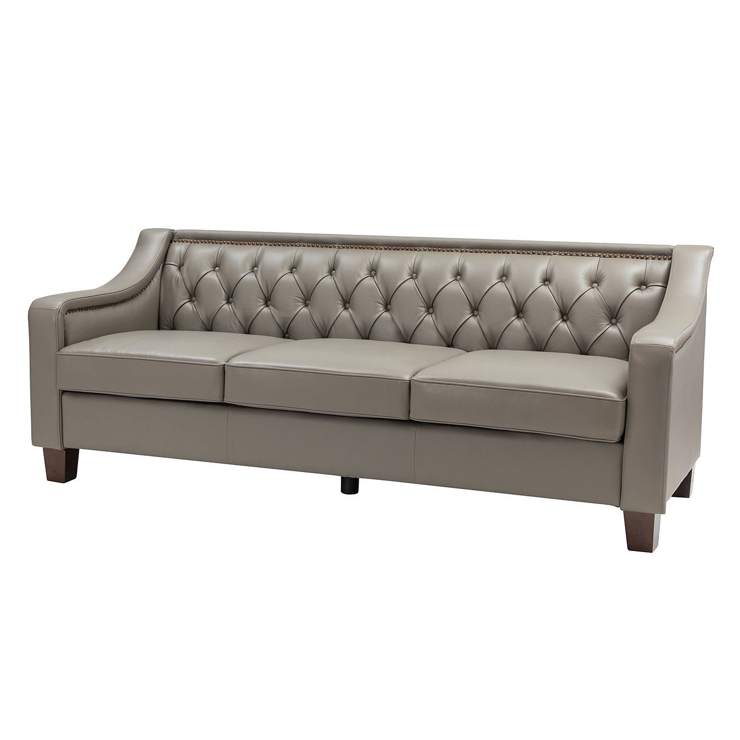 American style modern Living Room Furniture Chesterfield Sofa set 3 seater design tufted leather chesterfield sofa