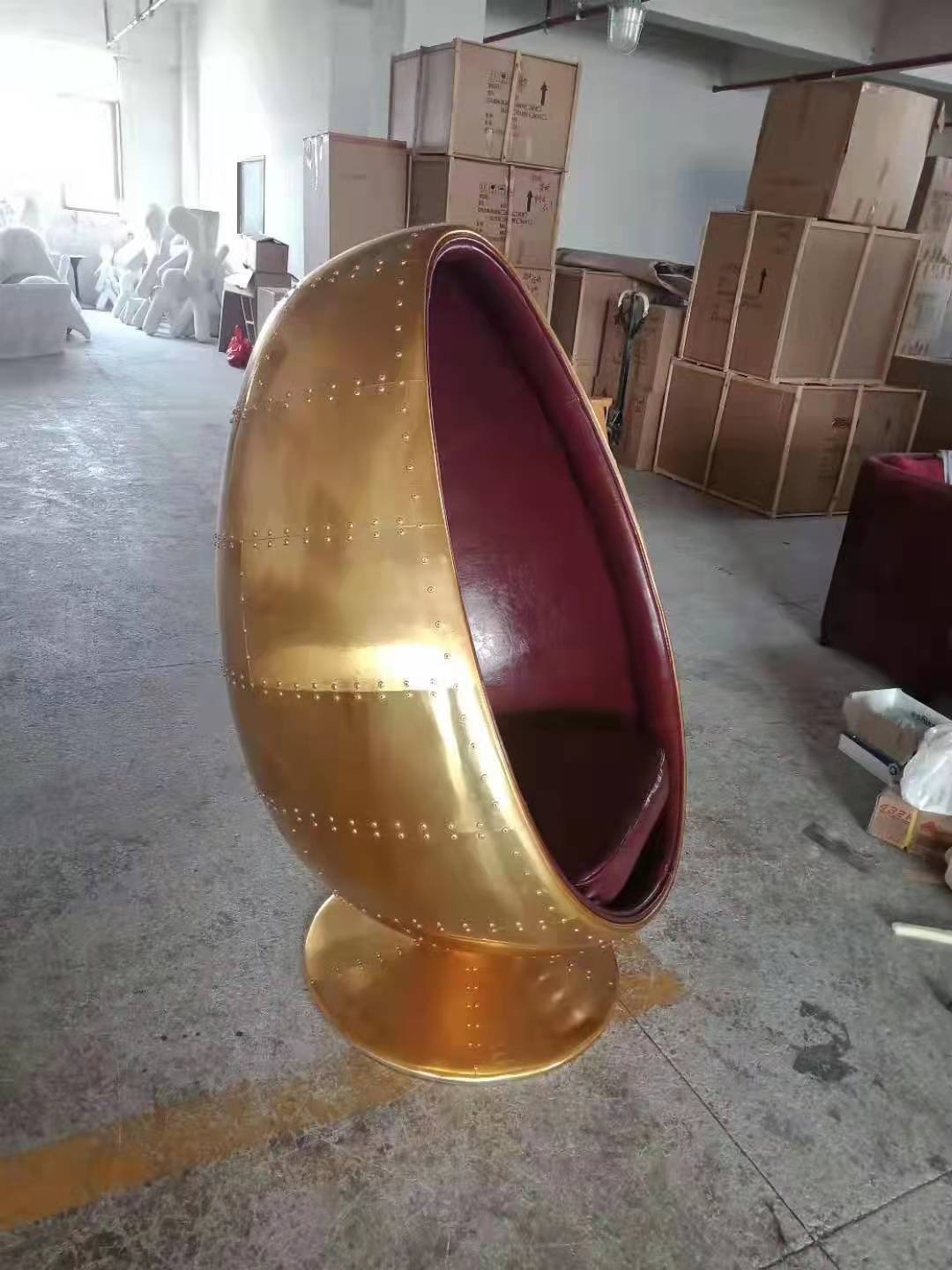 Aviator retro industrial Chair Loft Style Chair living room sofa gold retro industrial aviator ball chair