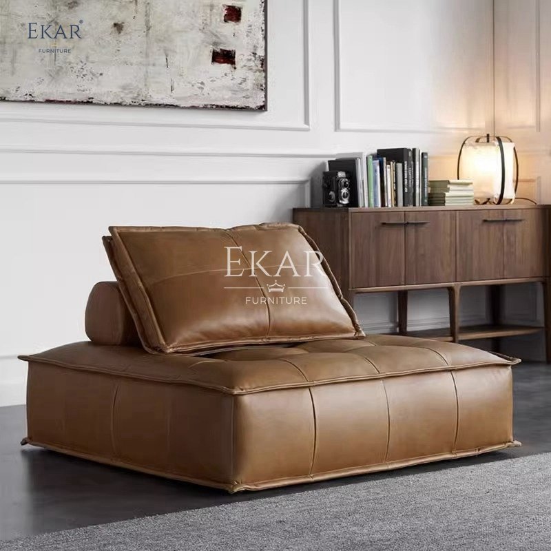 New design Ekar modern living room sofa with solid wood legs and high density sponge