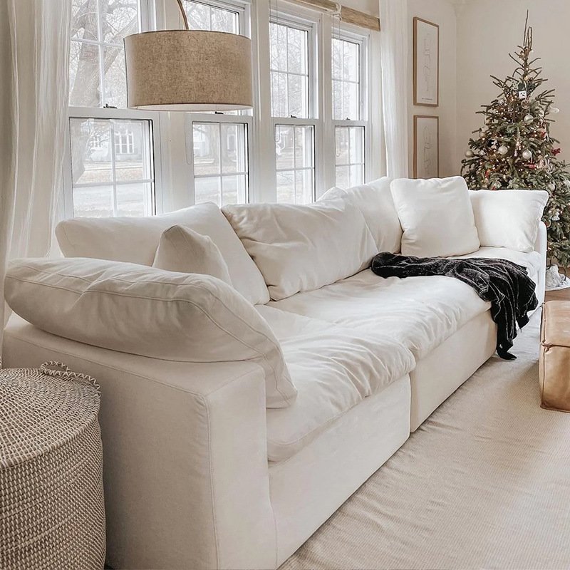 Nordic style High Quality Living Room Sofa Home Office Furniture Sectional Sofa Settee with Armerests