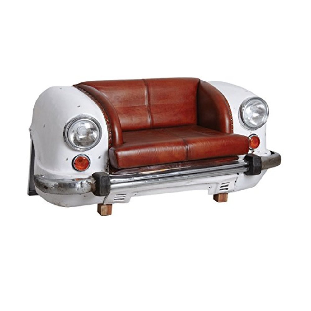 2023 New Design Reclaimed Sofa Set Furniture Automobile Leather 2 Seater Home Decor Living Room Sofas For European Style