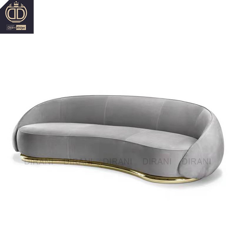 Ghidini Abbracci Sofa Curved Shape Leather Living Room Furniture Sofa Set Italian Design Modern Luxury Sofa Set Furniture