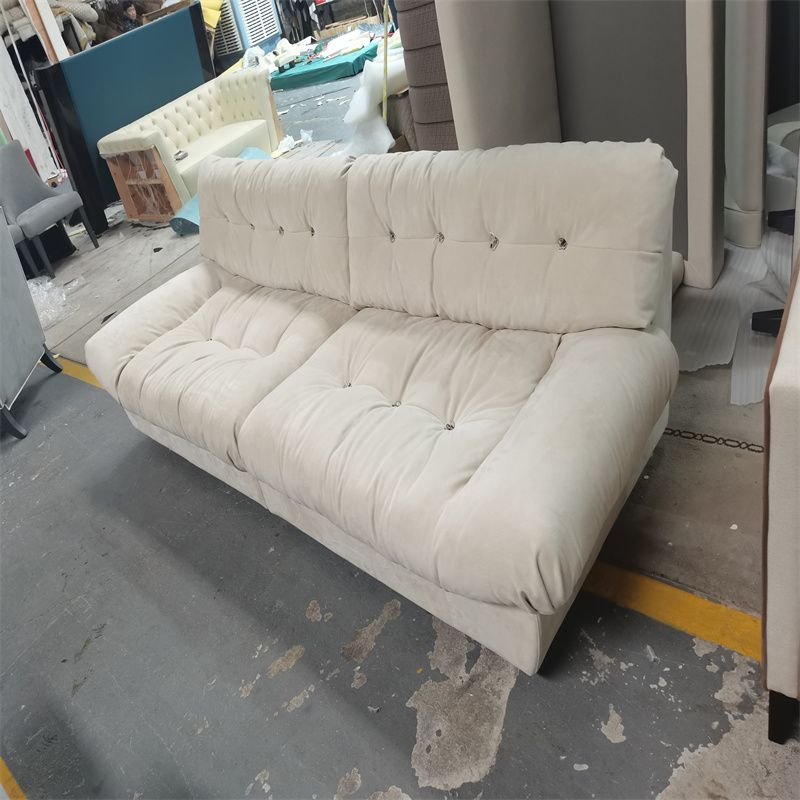 High quality lounge suite couch armless sectional sofa solid wood sofas for home furniture living room modern
