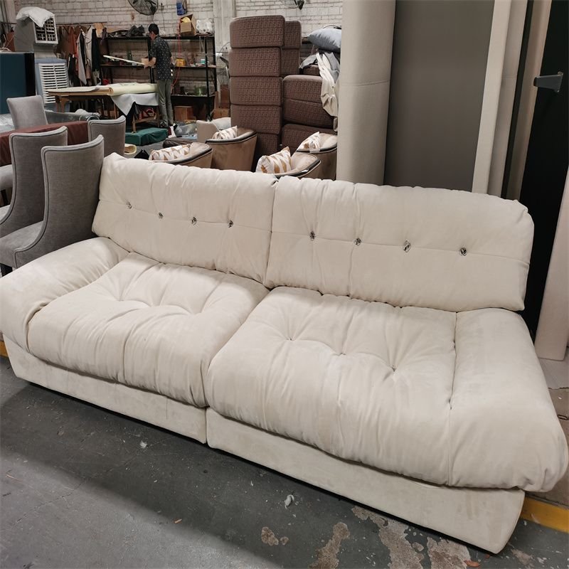 High quality lounge suite couch armless sectional sofa solid wood sofas for home furniture living room modern