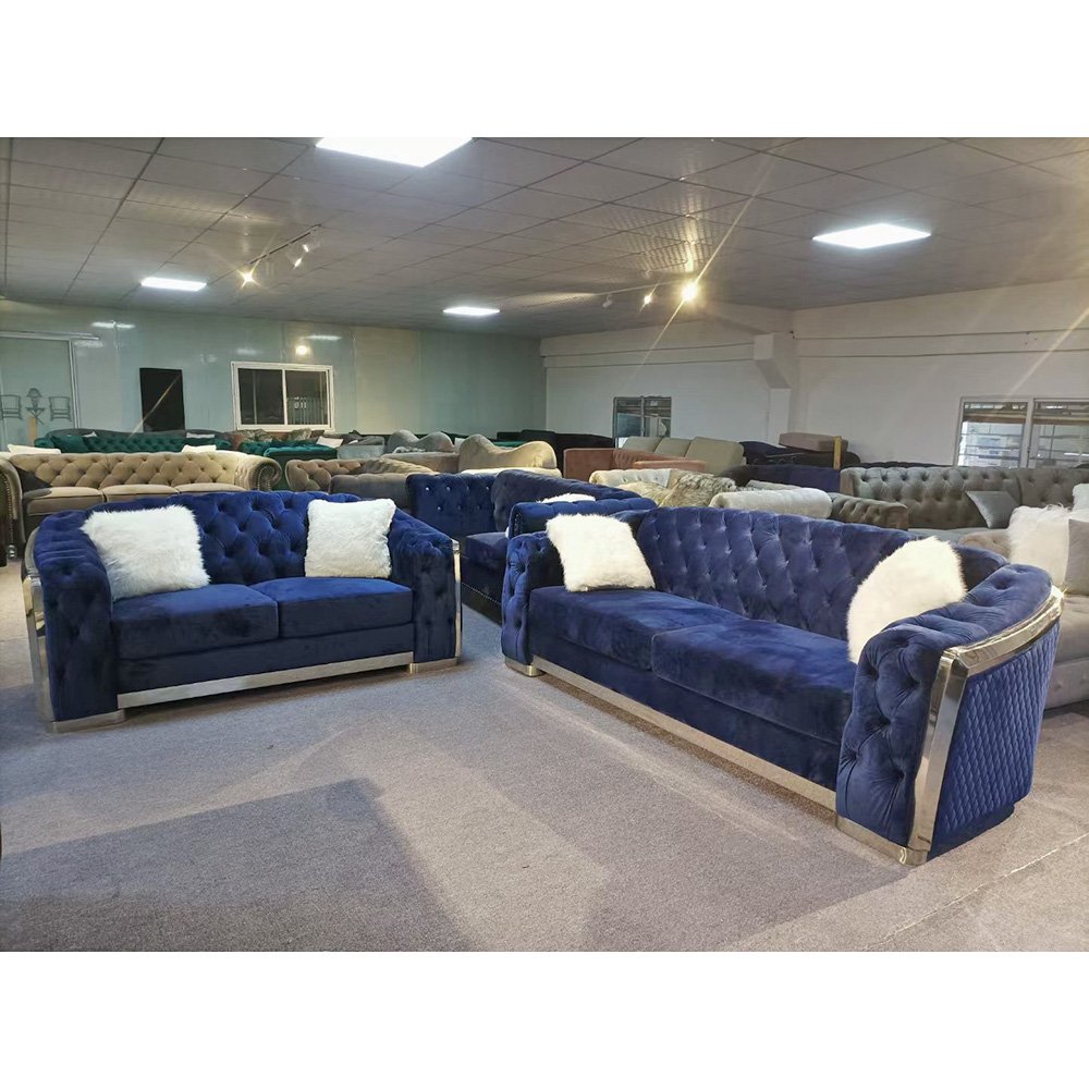 Italian Design Luxury Fashion Velvet Living Room Sofa Set 1+2+3 Modular Sectional Corner Dining Hotel Made Leather Fabric Wood